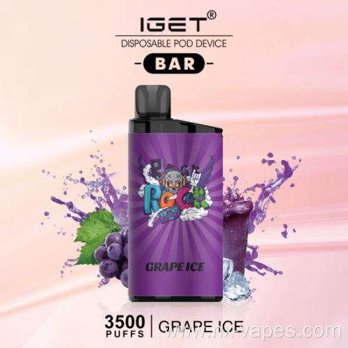 Iget Bar 3500 Puffs Flavour Disposable Vape